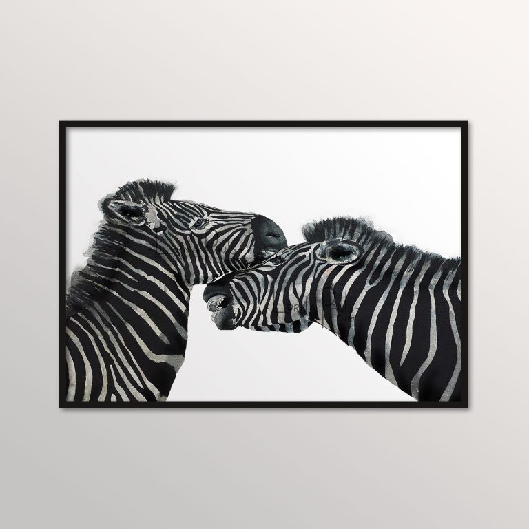 zebra art prints
