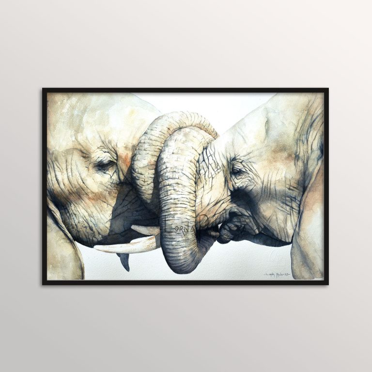 watercolor elephant painting
